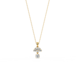 Load image into Gallery viewer, Brilliant Spark Lab Grown Diamond  Pendant Set by Stefee Jewels