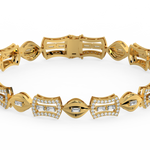 Load image into Gallery viewer, Minimalist Sparkle Lab Grown Diamond Chain Bracelet by Stefee Jewels