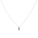 Load image into Gallery viewer, Solitaire Oval Lab Grown Diamond Pendant by Stefee