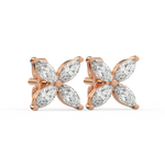Load image into Gallery viewer, Marquise Flower Lab Grown Diamond Earrings by Stefee