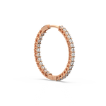 Load image into Gallery viewer, Lab Grown Diamond Hoop Earrings by Stefee