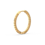 Load image into Gallery viewer, Lab Grown Diamond Hoop Earrings by Stefee