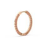 Load image into Gallery viewer, Lab Grown Diamond Hoop Earrings by Stefee