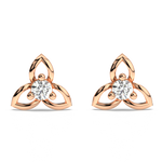 Load image into Gallery viewer, Open Petal Lab Grown Diamond Earrings by Stefee