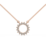 Load image into Gallery viewer, Open Circle Lab Grown Diamond Pendant Large by Stefee