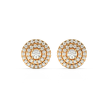 Load image into Gallery viewer, Double Round Halo Lab Grown Diamond Studs Earrings by Stefee