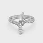 Load and play video in Gallery viewer, Delicate  Lab Grown Diamond Ring for her dreams by Stefee Jewels