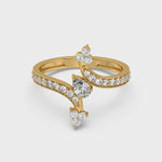 Load and play video in Gallery viewer, Delicate  Lab Grown Diamond Ring for her dreams by Stefee Jewels