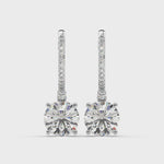 Load and play video in Gallery viewer, Classic  Lab Grown Diamond  Dangles By Stefee Jewels