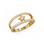 Load image into Gallery viewer, The Round Star Lab Grown Diamond Ring by Stefee Jewels