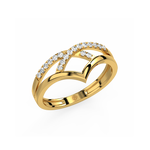 Load image into Gallery viewer, Crown  Lab Grown Diamond Ring by Stefee Jewels