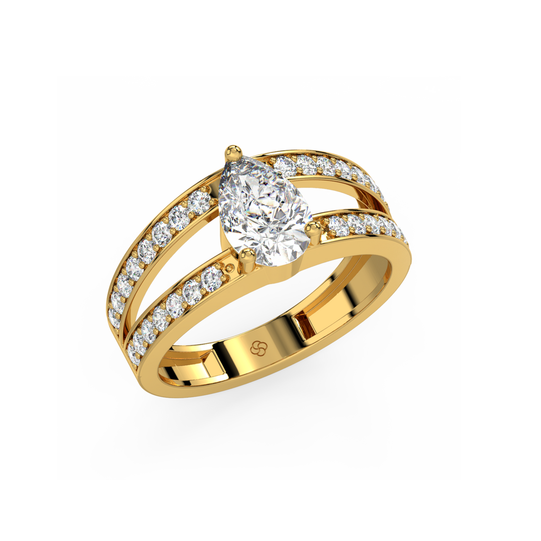 Bold & Double Radiant Ring by Stefee Jewels (Copy)