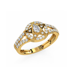 Load image into Gallery viewer, Bold & Stylish Lab Grown Diamond Engagement Ring by Stefee Jewels