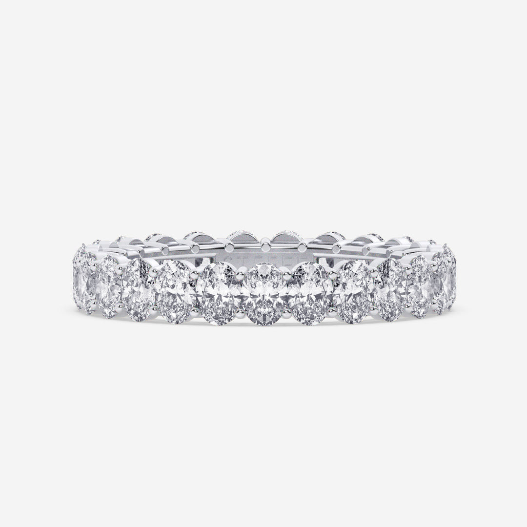 Oval Eternity Lab Grown Diamond Band by Stefee