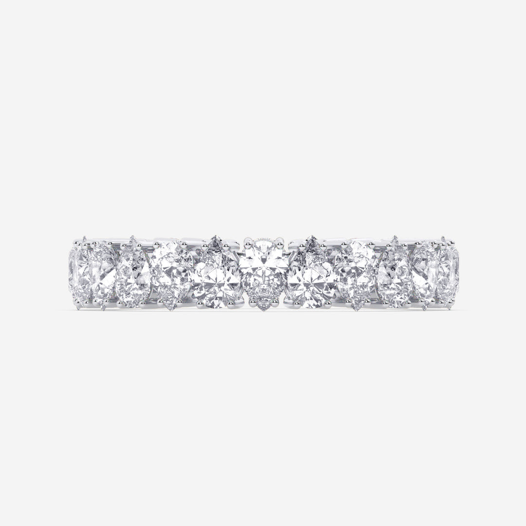 Pear Eternity Lab Grown Diamond Band by Stefee