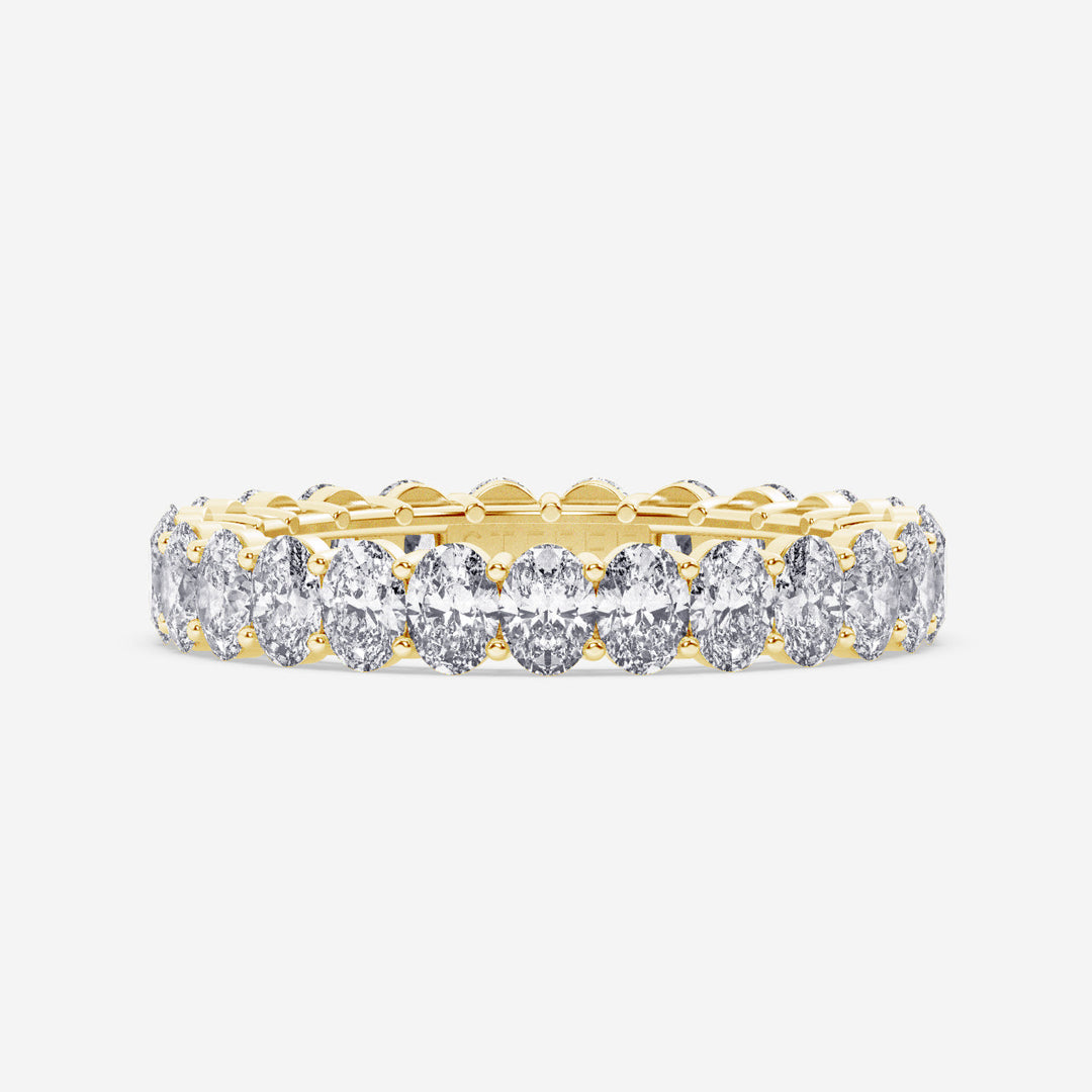 Oval Eternity Lab Grown Diamond Band by Stefee