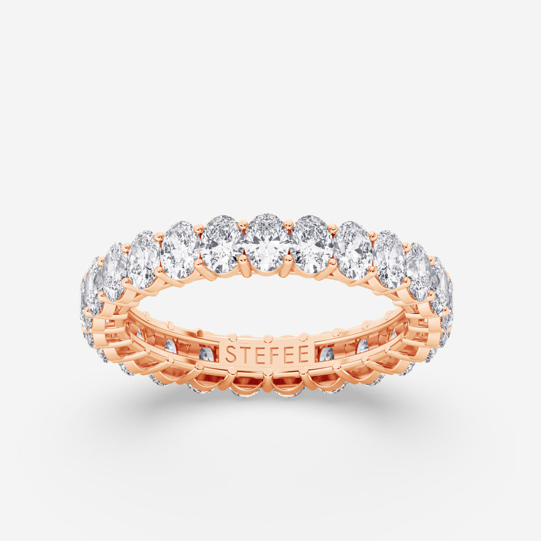 Oval Eternity Lab Grown Diamond Band by Stefee