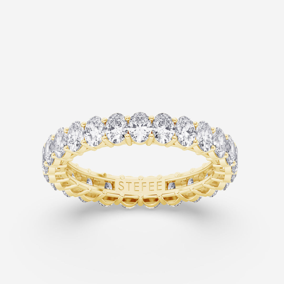 Oval Eternity Lab Grown Diamond Band by Stefee