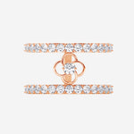 Load image into Gallery viewer, Taj Motif Double Band Lab Grown Diamond Ring by Stefee