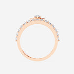 Load image into Gallery viewer, Taj Motif Double Band Lab Grown Diamond Ring by Stefee