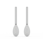 Load image into Gallery viewer, Diamond Dazzle Lab Grown Diamond Drop Earrings by Stefee Jewels