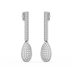 Load image into Gallery viewer, Diamond Dazzle Lab Grown Diamond Drop Earrings by Stefee Jewels