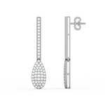 Load image into Gallery viewer, Diamond Dazzle Lab Grown Diamond Drop Earrings by Stefee Jewels