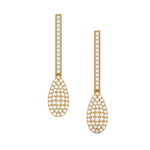 Load image into Gallery viewer, Diamond Dazzle Lab Grown Diamond Drop Earrings by Stefee Jewels