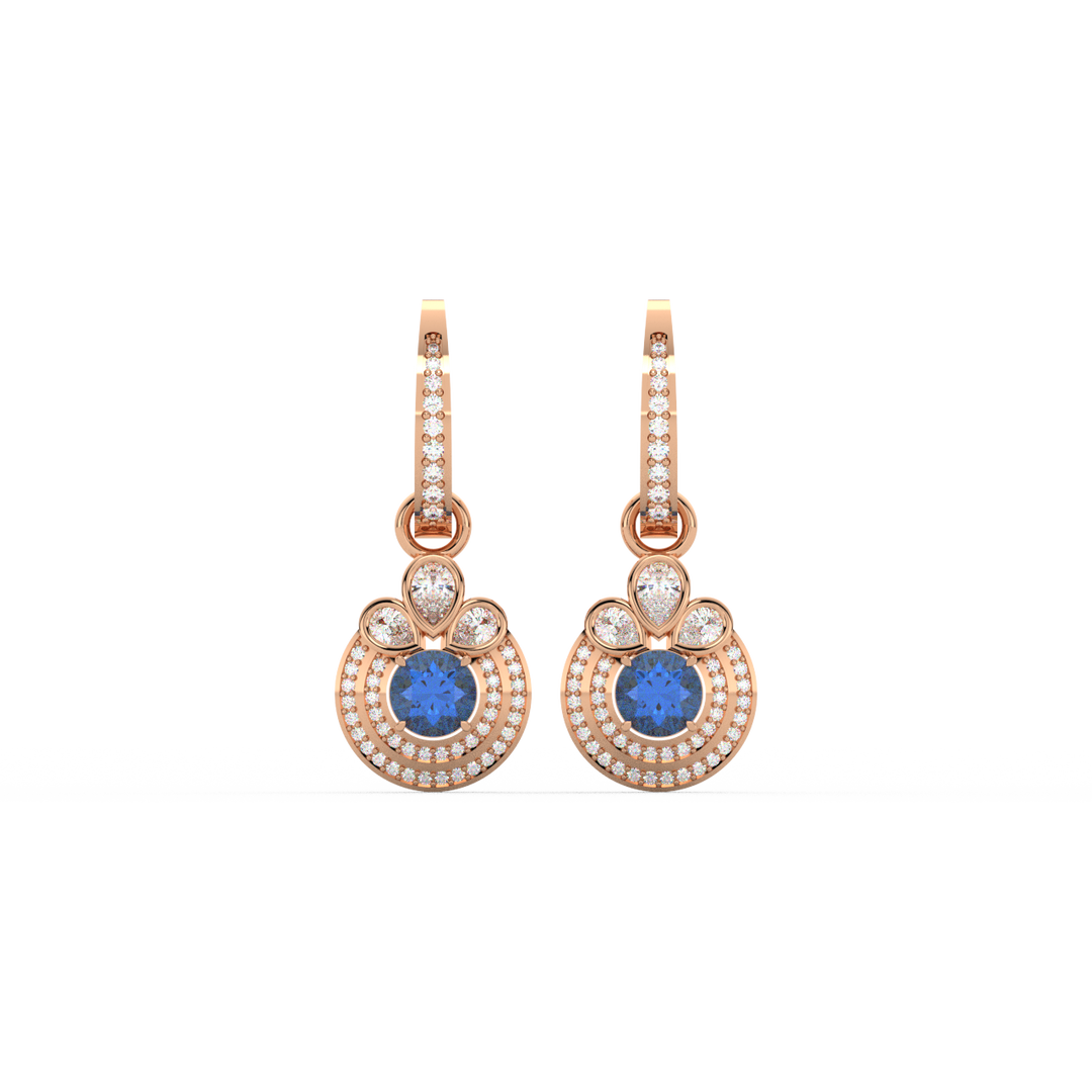 Dazzling Lab Grown Diamond Hoops By Stefee Jewels