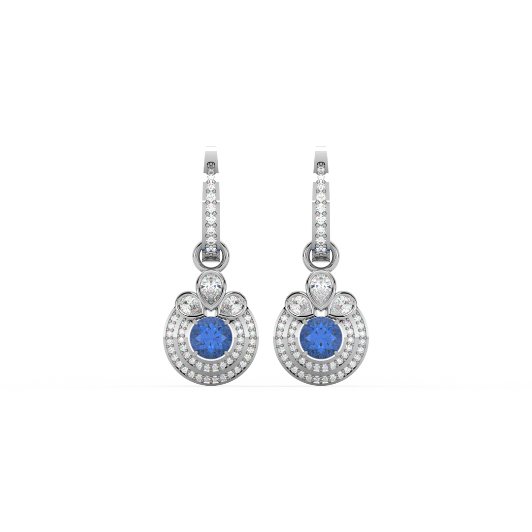 Dazzling Lab Grown Diamond Hoops By Stefee Jewels