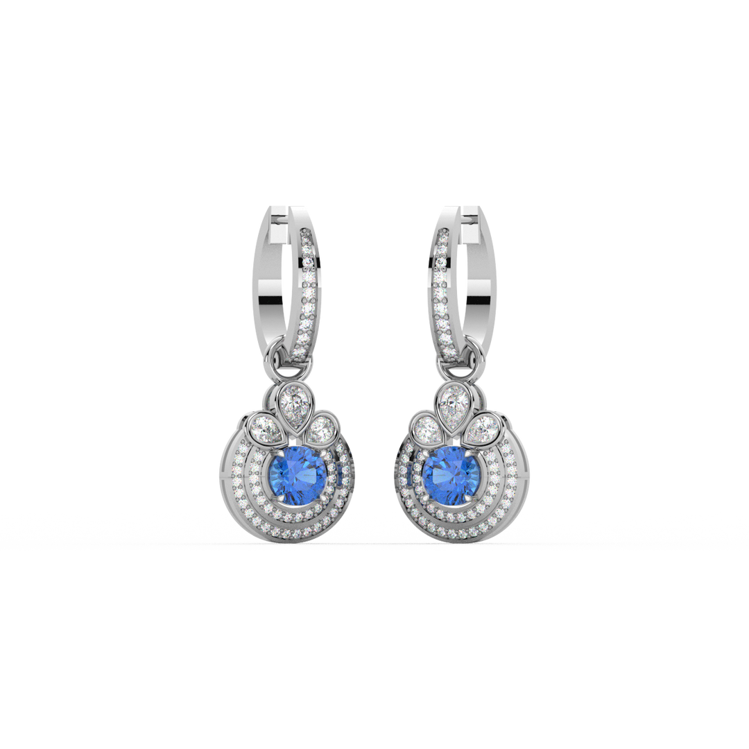 Dazzling Lab Grown Diamond Hoops By Stefee Jewels