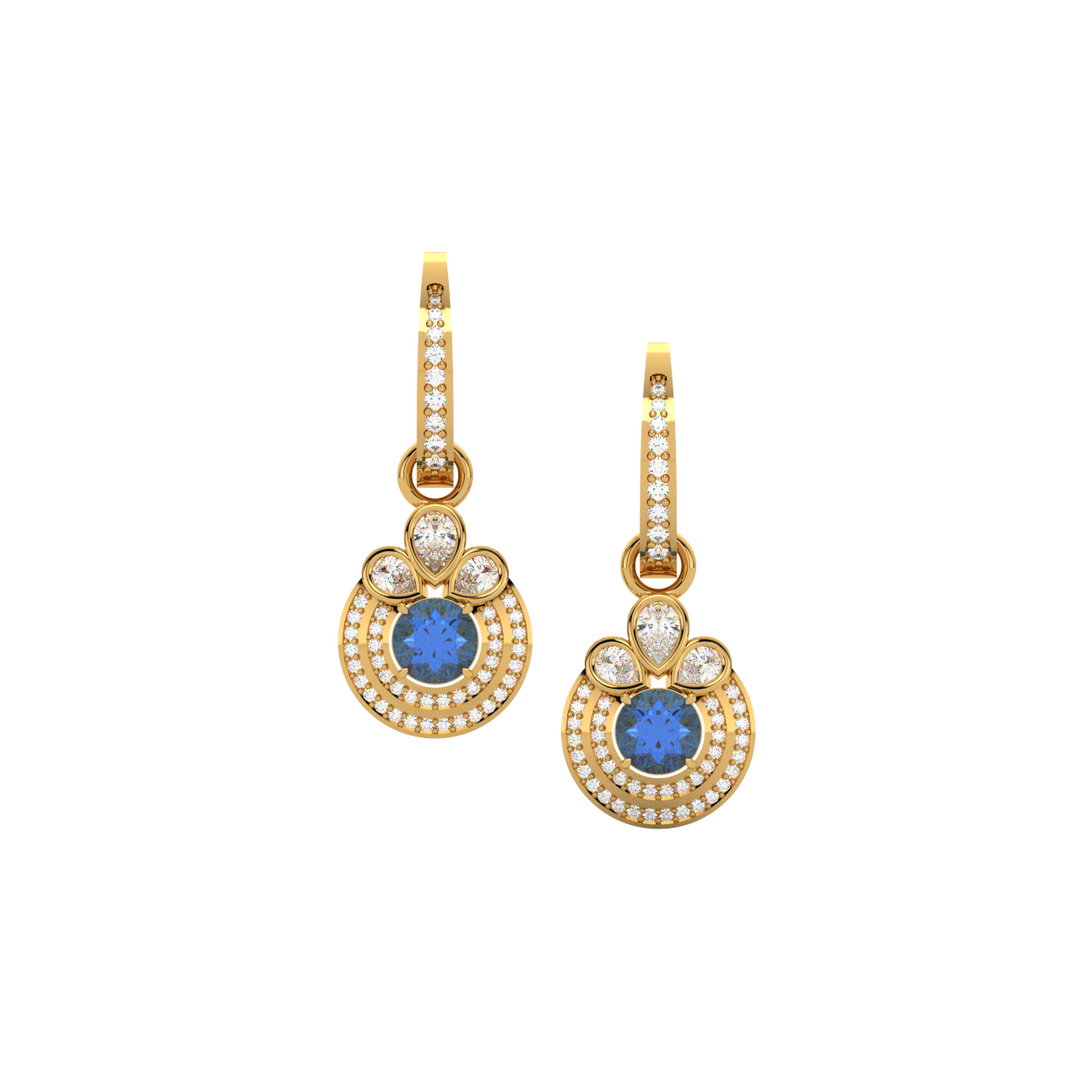 Dazzling Lab Grown Diamond Hoops By Stefee Jewels