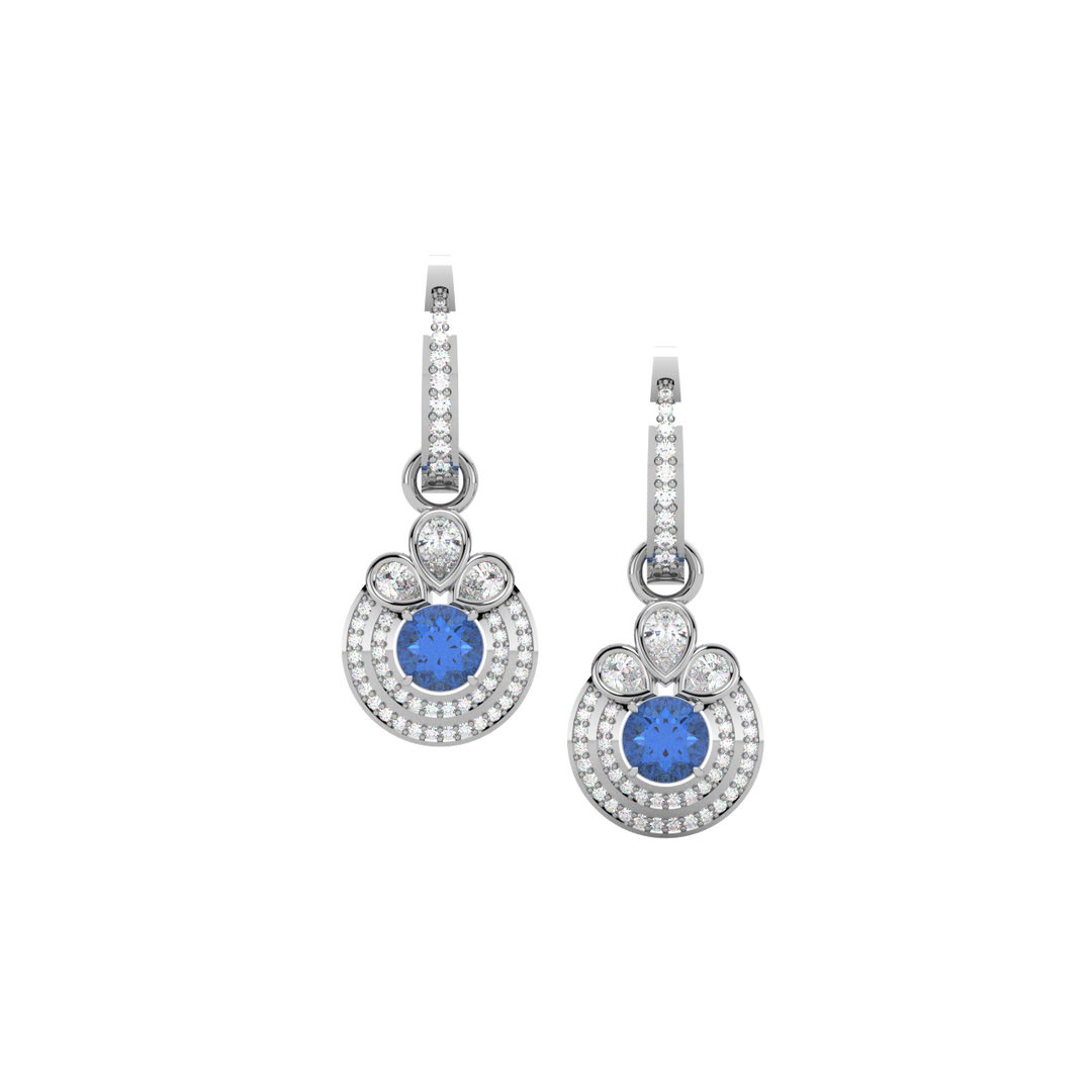 Dazzling Lab Grown Diamond Hoops By Stefee Jewels