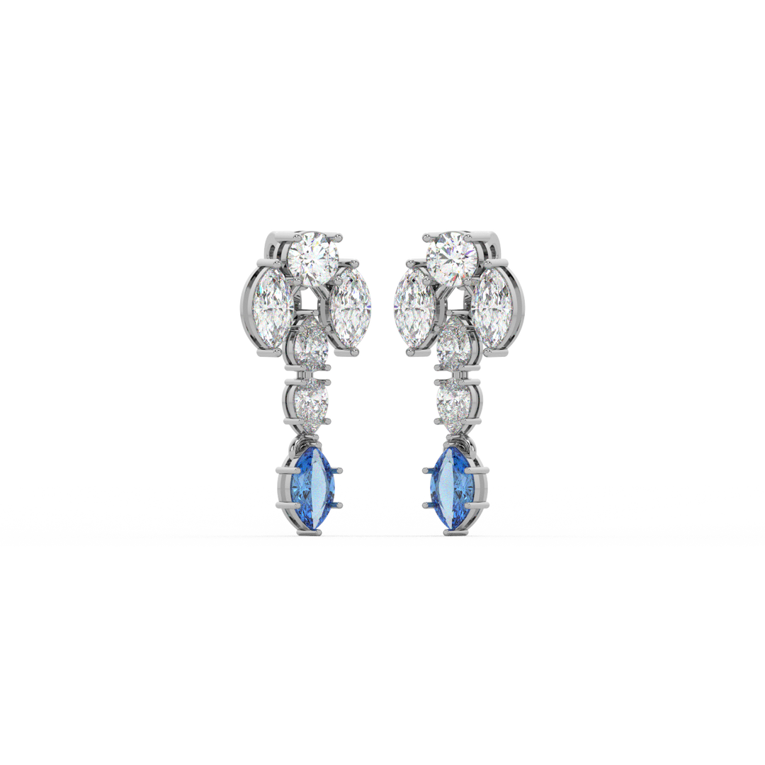 Bright Beginnings Lab Grown Diamond Drop Earrings by Stefee Jewels