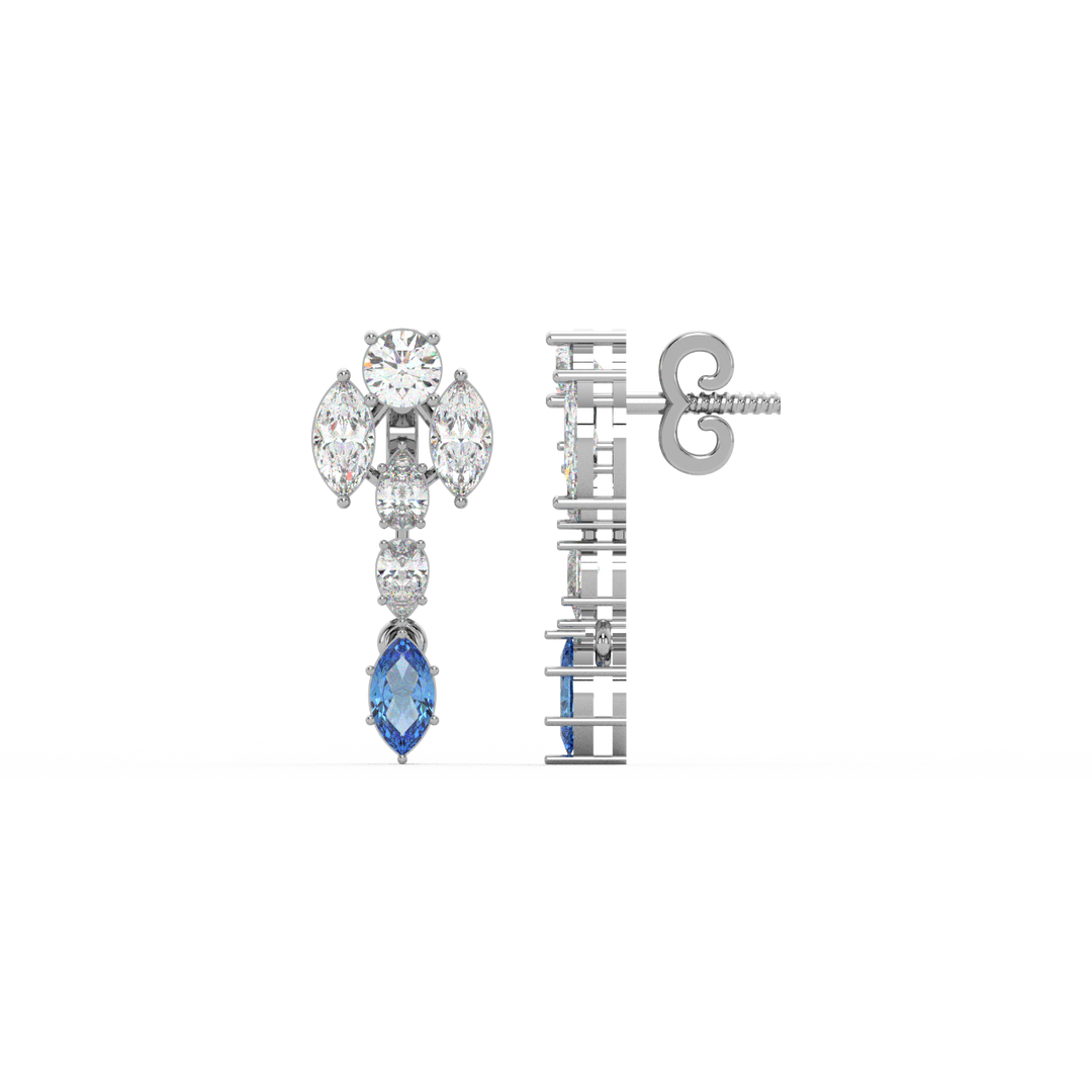 Bright Beginnings Lab Grown Diamond Drop Earrings by Stefee Jewels