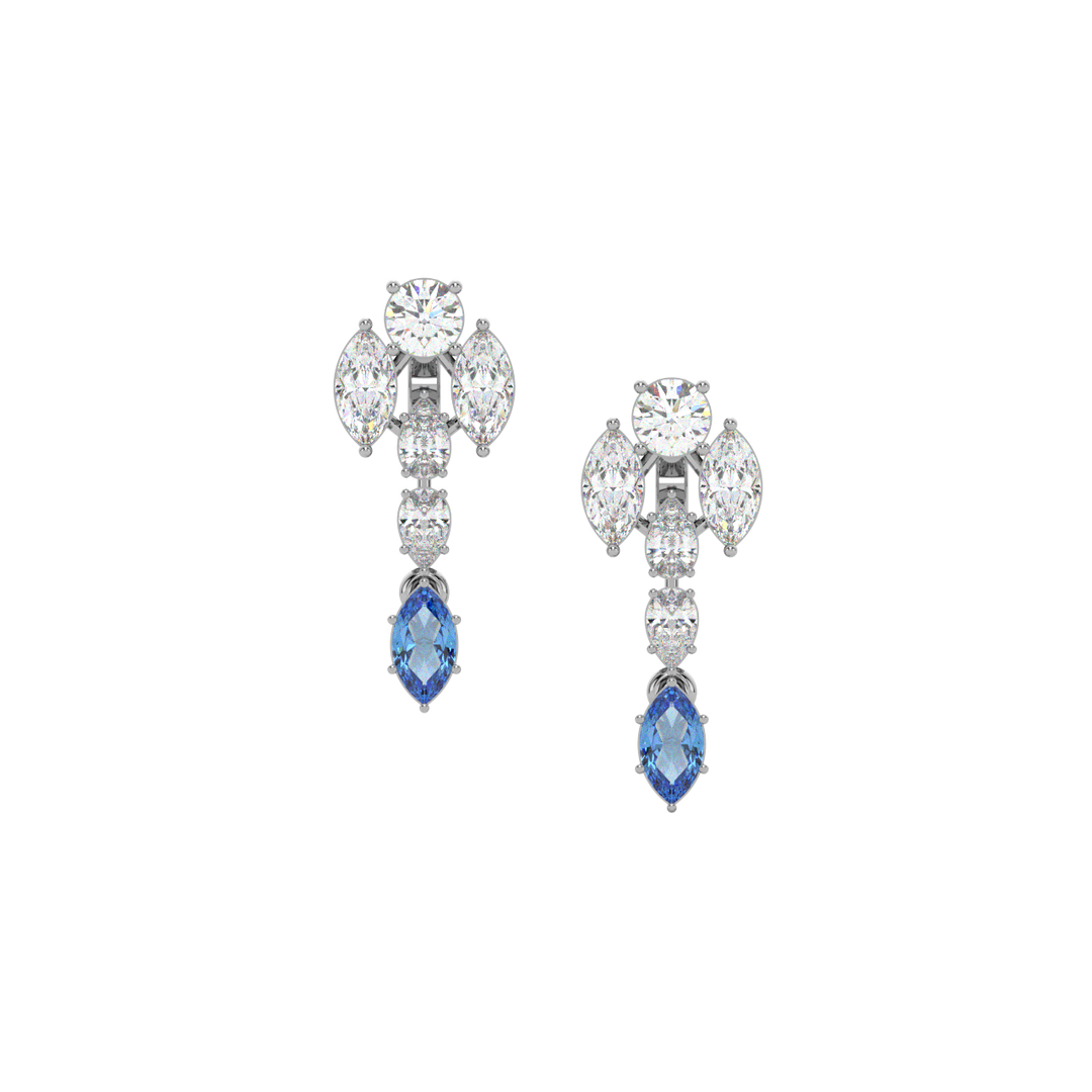 Bright Beginnings Lab Grown Diamond Drop Earrings by Stefee Jewels
