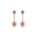 Load image into Gallery viewer, Classic Round  Lab Grown Diamond Ear Studs By Stefee Jewels