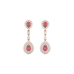 Load image into Gallery viewer, Classic Round  Lab Grown Diamond Ear Studs By Stefee Jewels