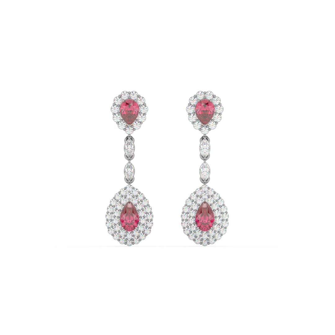 Classic Round  Lab Grown Diamond Ear Studs By Stefee Jewels