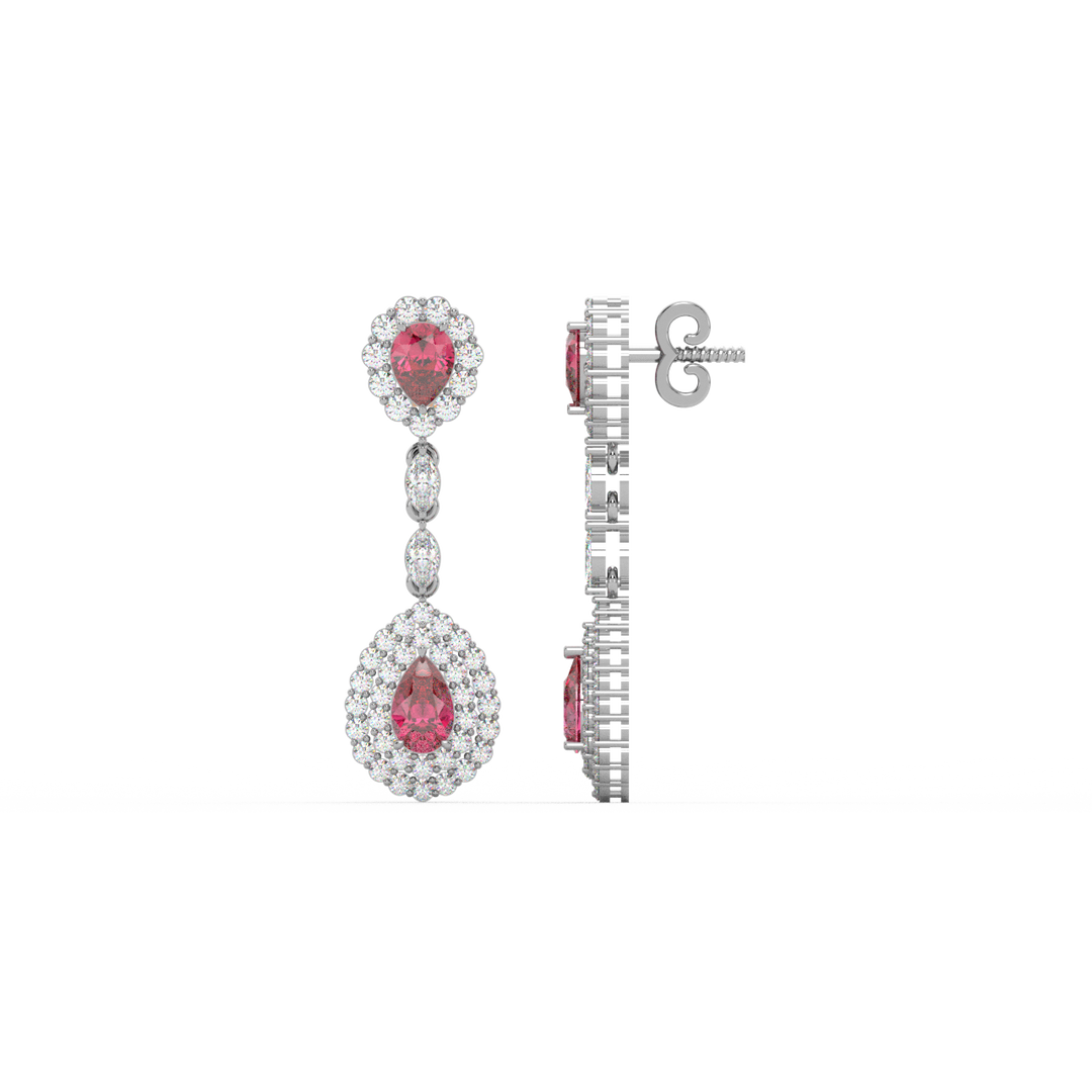 Classic Round  Lab Grown Diamond Ear Studs By Stefee Jewels