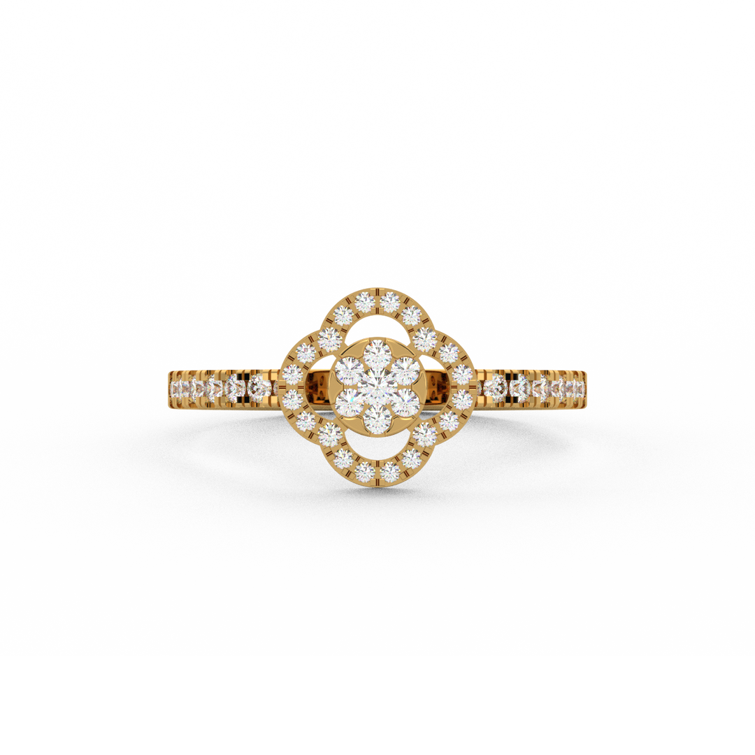 The Pear Drop  Lab Grown Diamond Ring by Stefee Jewels
