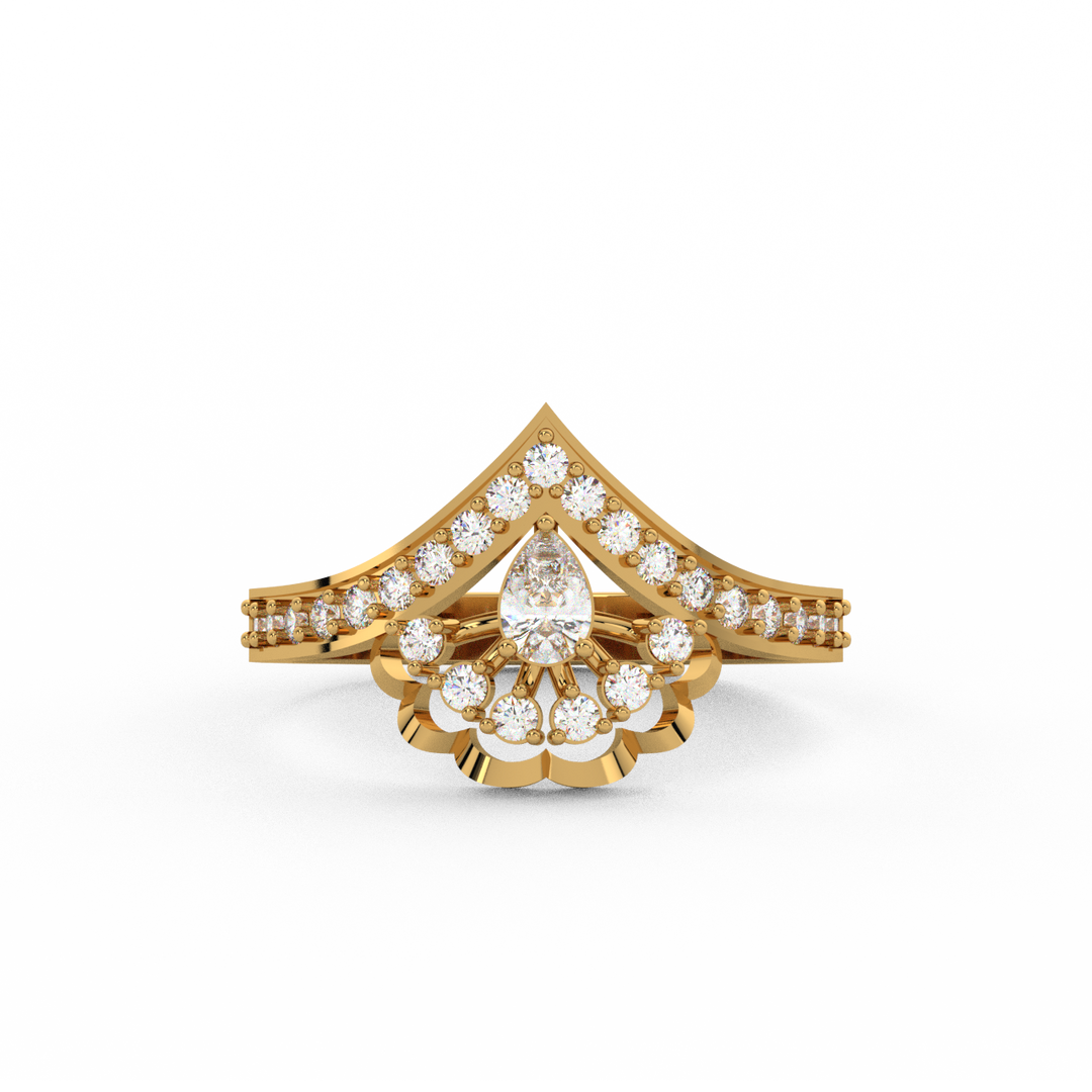 Radiant & Elegant Lab Grown Diamond Ring for Anniversary  by Stefee Jewels