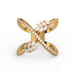Load image into Gallery viewer, Brilliant Petals Lab Grown Diamond Ring by Stefee Jewels