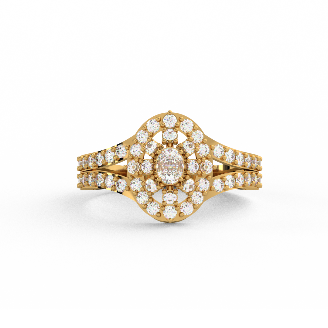 Minimalist Wedding Lab Grown Diamond Ring by Stefee Jewels