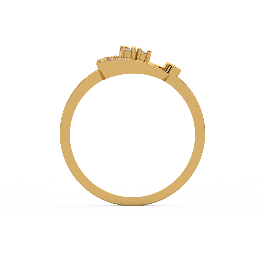 Cocktail  Lab Grown Diamond Ring by Stefee Jewels