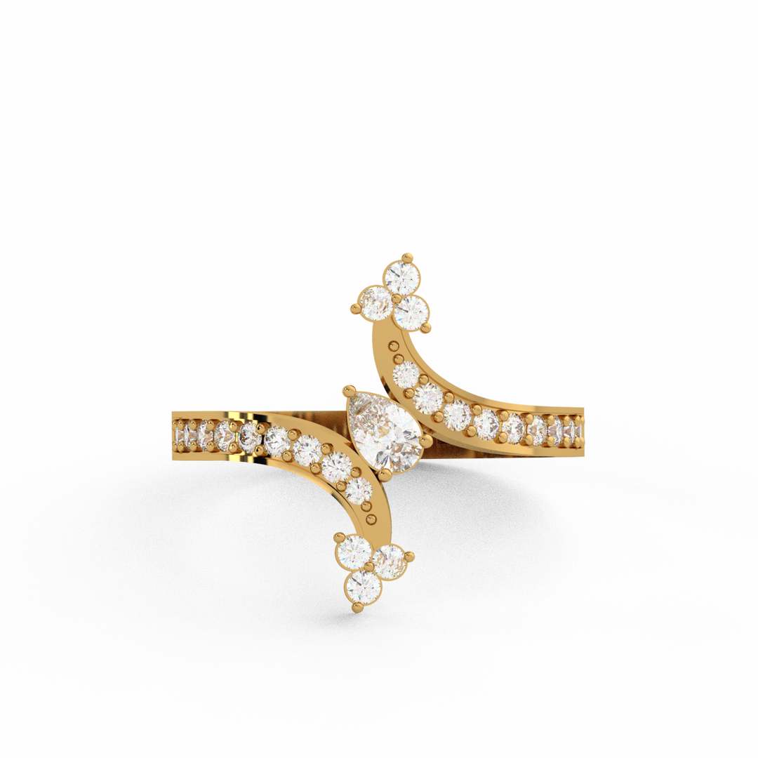 Delicate  Lab Grown Diamond Ring for her dreams by Stefee Jewels