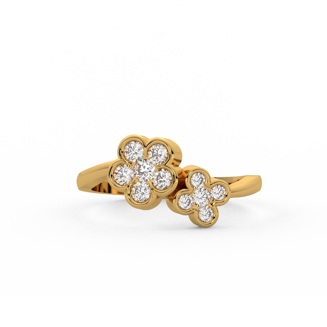 Clustered Gems Lab Grown Diamond  Ring by Stefee Jewels (Copy)