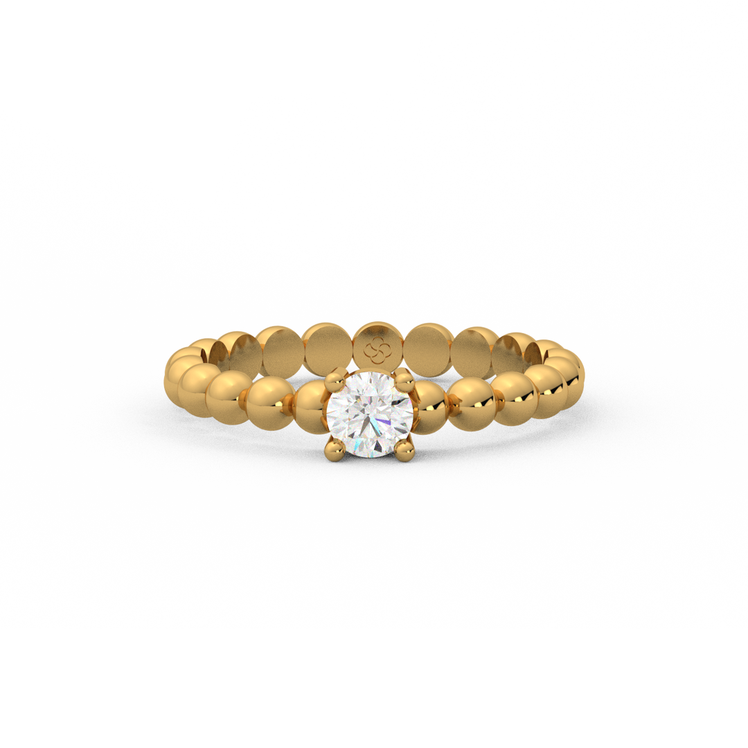 Radiant Single Stone Lab Grown Diamond Ring by Stefee Jewels