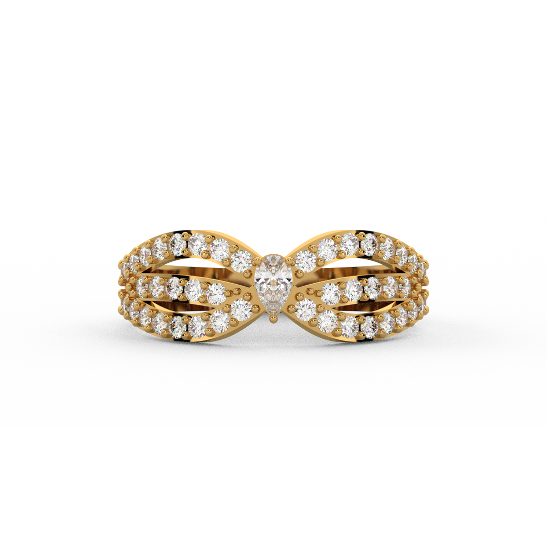 Sterling Everyday Lab Grown Diamond Ring by Stefee Jewels