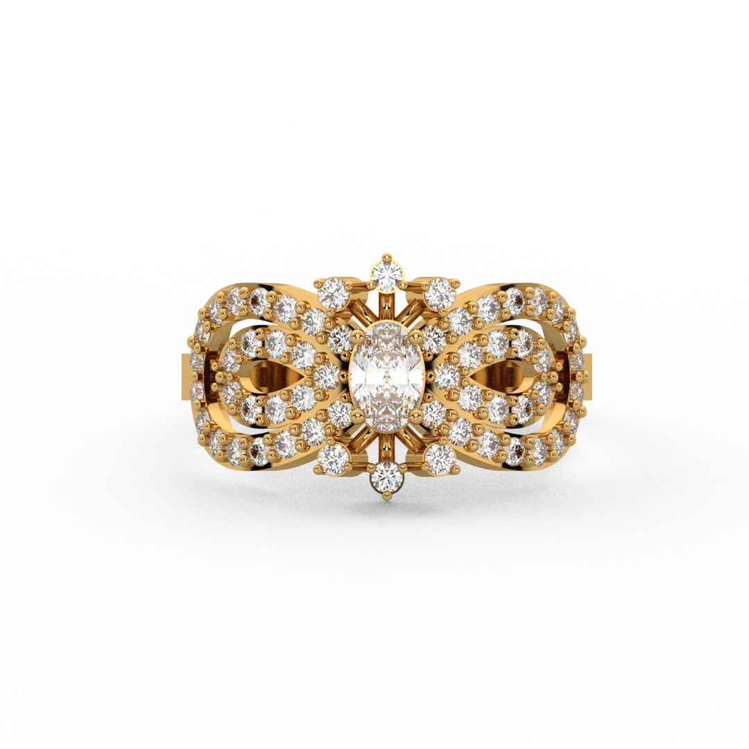 Modern Everyday Carry Lab Grown Diamond Ring by Stefee Jewels